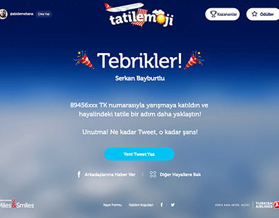 Turkish Airlines | Miles&Smiles - Tatilemoji