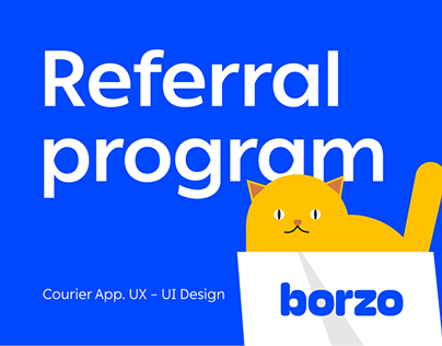 Referral program for Borzo Courier App