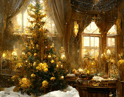 Victorian era Christmas tree