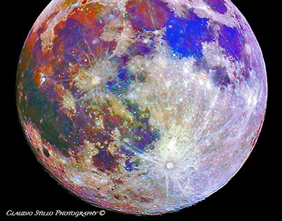 Moon In actually Color.