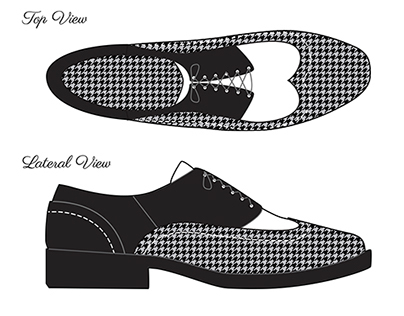 Adobe Illustrator: Women's Oxford Shoe