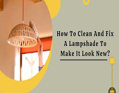 Cleaning lampshades