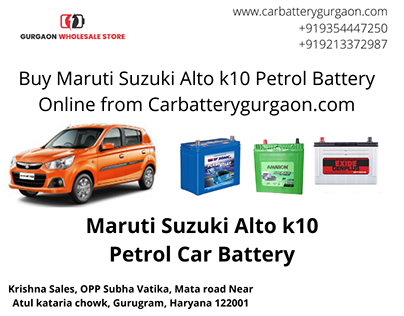 Buy Maruti Suzuki Alto k10 Petrol Battery Online