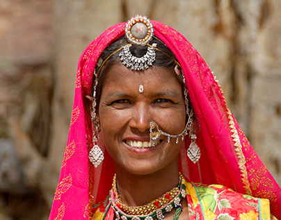 Women from India in colour