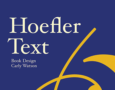 Hoefler Text Type Specimen Book