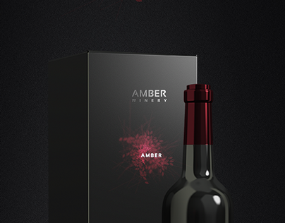 Amber - Wine label