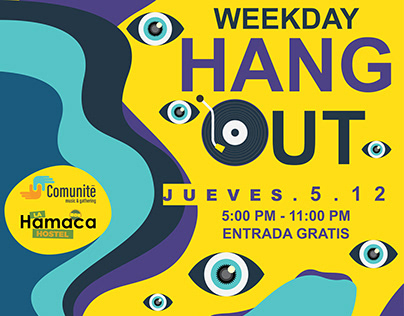 Comunite Music & Gathering: WeekDay Hangout Flyer