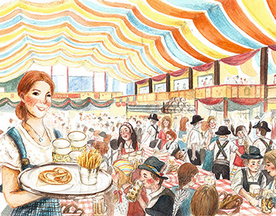 Oktoberfest. illustration