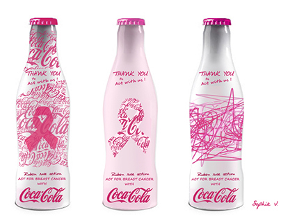 Coca Cola contest participation for Pink Ribon
