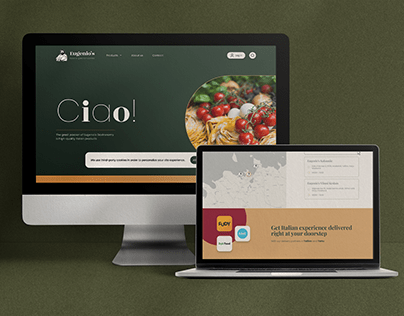My favourite Italian gastronomy website re-design
