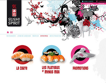 Sushi Spirit Web site