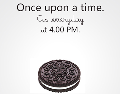 Oreo fictive Teasing advertising project (personal)