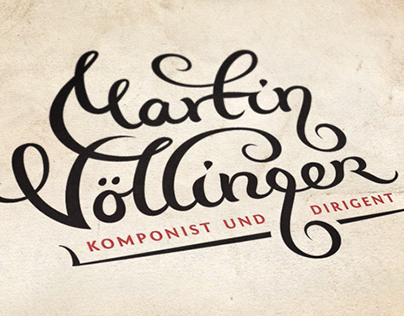 Martin Vollinger - Logo Design Process