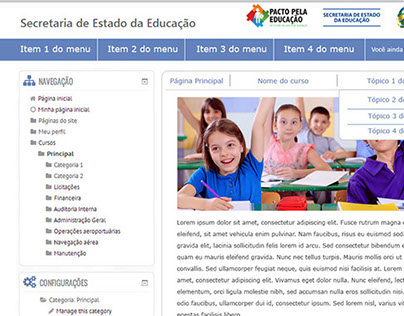 Secretaria de Estado da Educação - Portal Moodle
