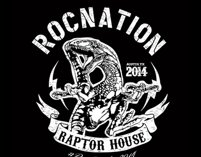 ROCNATION Raptor House SXSW tee