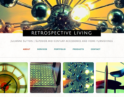 Retrospective Living – Squarespace Design