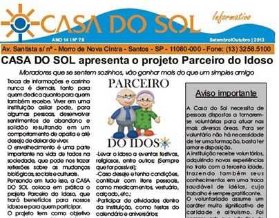 Informativo CASA DO SOL (Setembro/Outubro 2013)