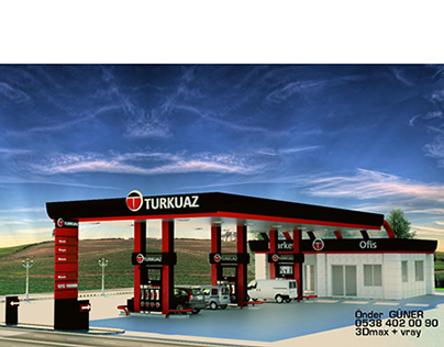 Petrol Ofisi Tasarımı (Gas Station Design)