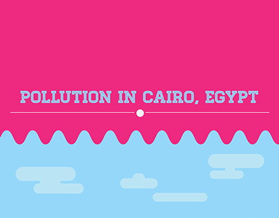 Pollution in Cairo "Info-graphic"