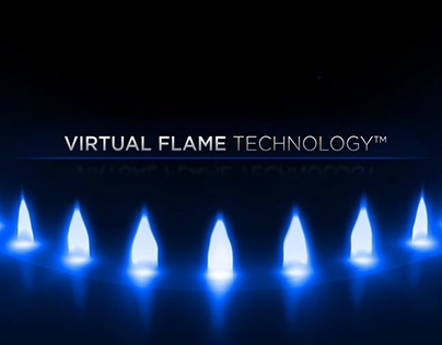 Samsung Induction Range with Virtual Flame