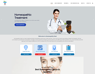 Homeopathy Website Design