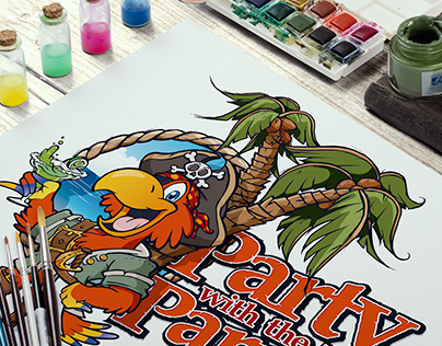 Pirate Parrot T-Shirt design