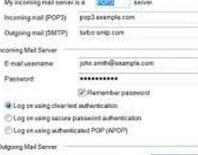 email server setup provide