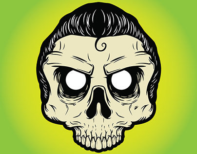 DOPE SKULL ILLUSTRATION