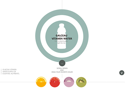 Glaceau Vitaminwater Website Redesign