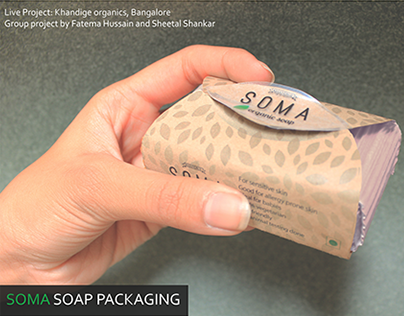SOAP PACKAGING (Live Project for Khandige Organics)