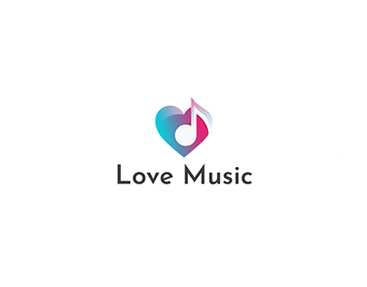 Love Music Logo Design