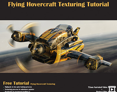 Free Tutorial - Flying Hovercraft Texturing