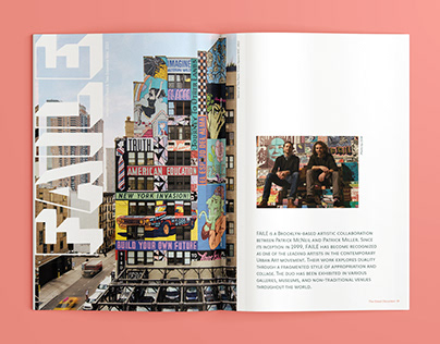 FAILE Magazine Layout- Interview (The Great Discontent)