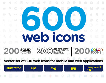 600 web icons