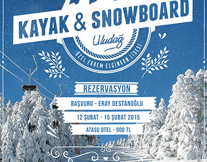 ITU GVO High School Ski & Snowboard Camp Poster