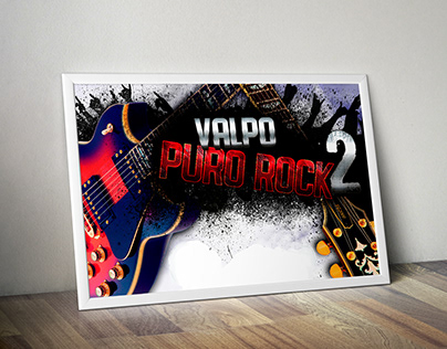 Valpo Puro Rock - Diseño de Flyer