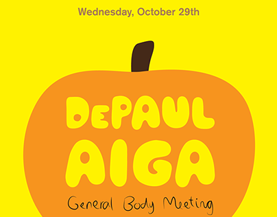 DePaul AIGA Halloween Meeting