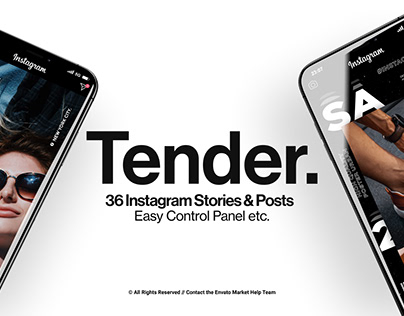 Tender. - Instagram Stories & Posts
