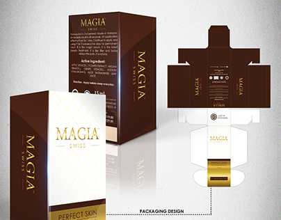 MAGIA SWISS Serum Packaging Design (Project)