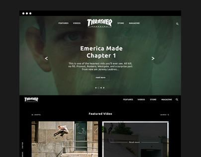 Thrasher Website Redesign