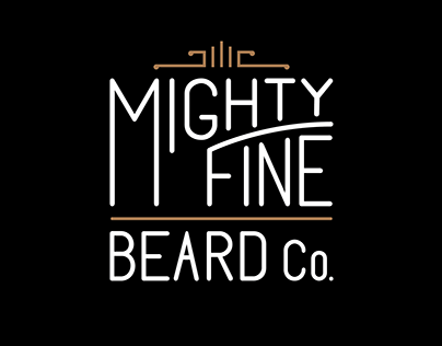 Mighty Fine Beard Co. Branding