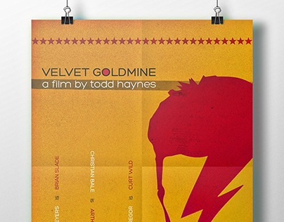 Affiche pour le film Velvet Goldmine (T. Haynes, 1998)