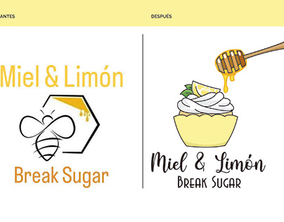 Rediseño de Logo | Miel y Limón