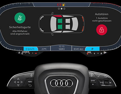 Verbesserung des Audi Virtual Cockpit Designs