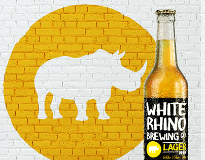 White Rhino Beer, CG Product Visuals