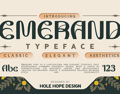 Emerand | Elegant Classic Typeface