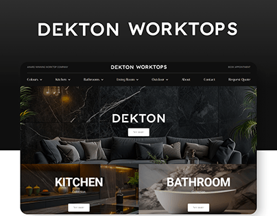 Website design & dev for Dekton Worktops