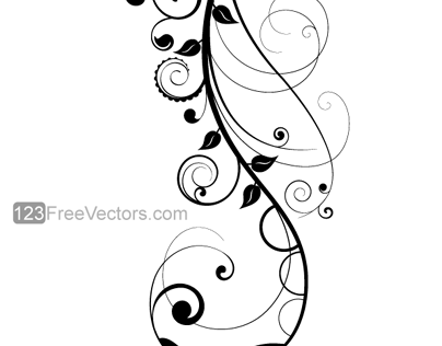 Vector Floral Design 7