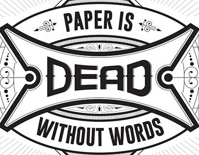 Paper is dead without words
