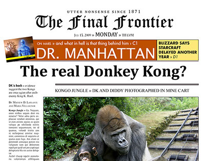 Final Frontier Front Page
